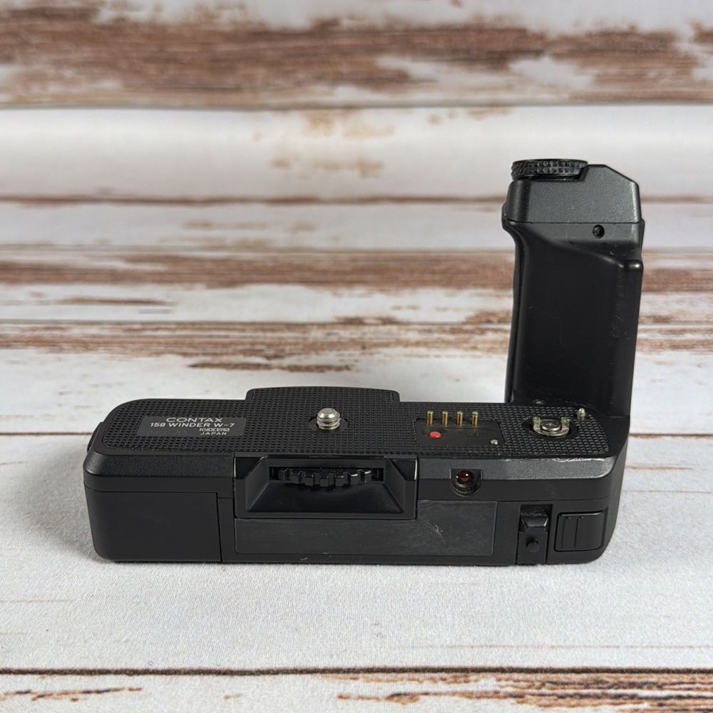 Contax Winder W-7 Motor Drive For 159MM SLR Camera Black Used Tested